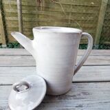 Trio of sandstone pitcher teapots