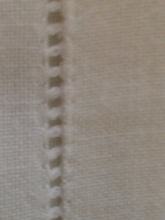 Old linen, cloth of cotton white, small day Venice