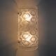 Pair of Modern Italian Murano Glass Textured Wall Sconces
