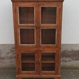 Armoire vitrée ancienne en bois
