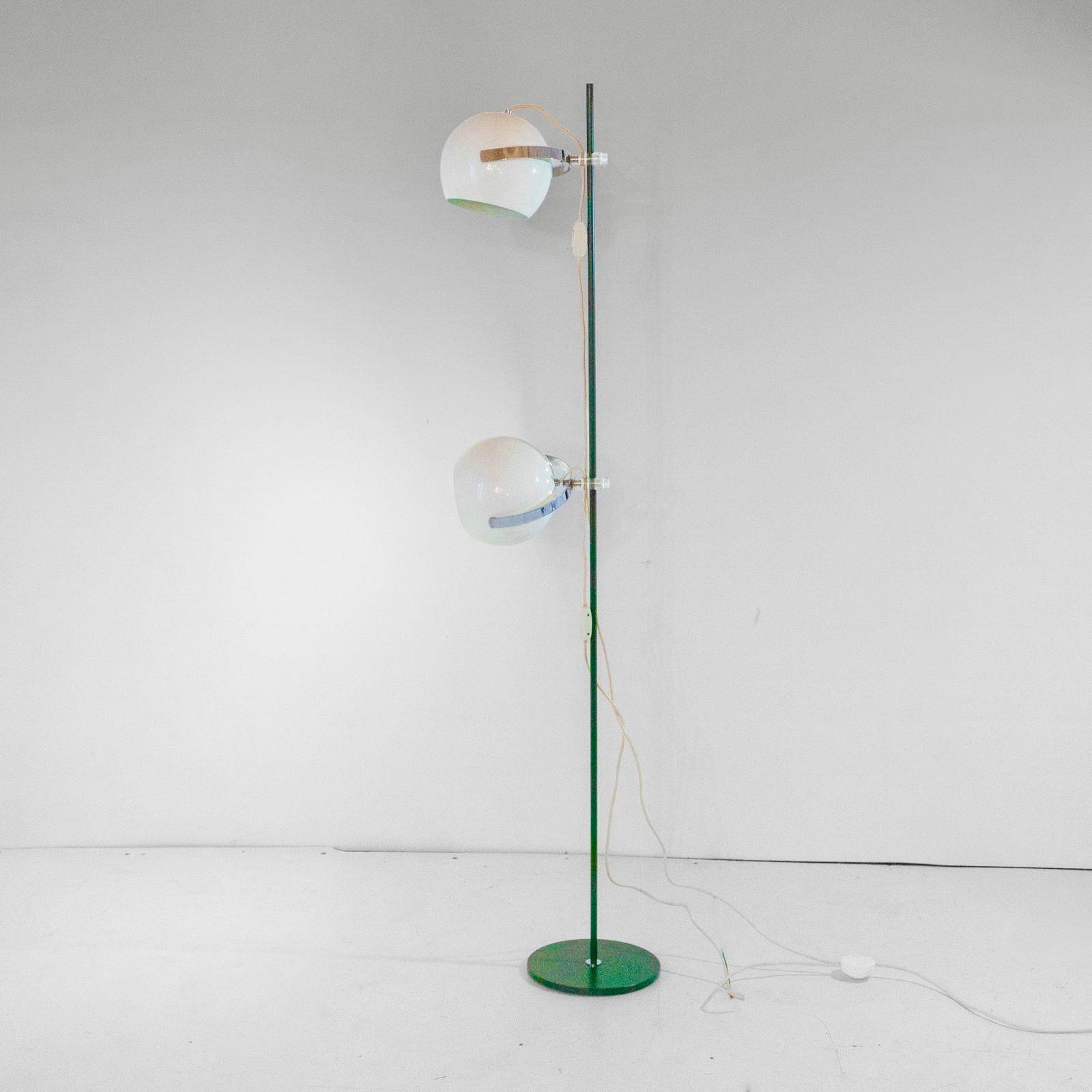 Space Age " Eye Ball " Vintage Floor Lamp in Style of Reggiani, Italy 1970s