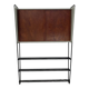 Vintage shelf in metal and wood