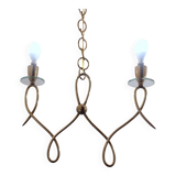 Chandelier attributed to Angelo Lelli for Arredoluce, 1940s