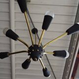 Vintage rockabilly sputnik chandelier from the 60s