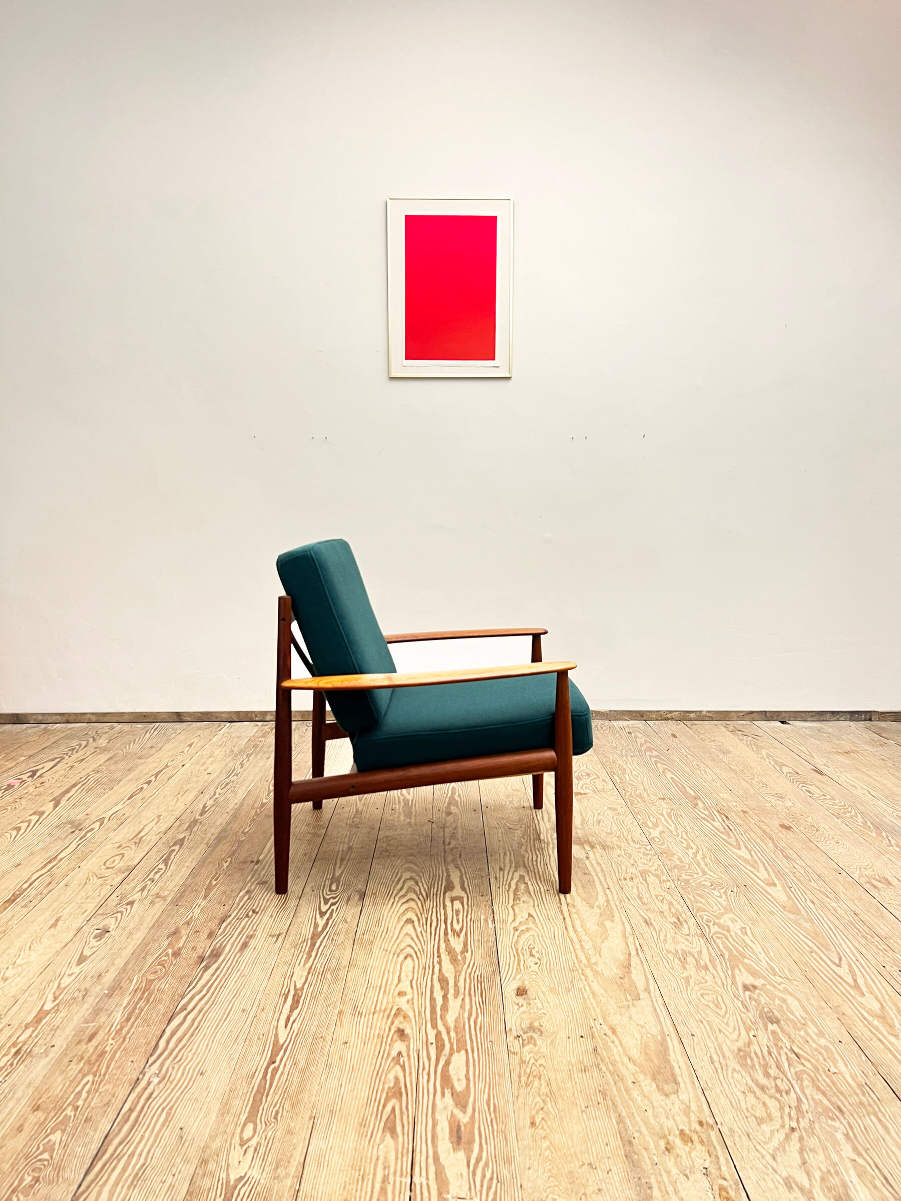 Mid Century Modern Teak armchair or easy chair by Grete Jalk for France & Son, Danish Design, 1950er