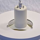Set of 2 danish hanging lamps in white and off white by Lyskaer, 1970s