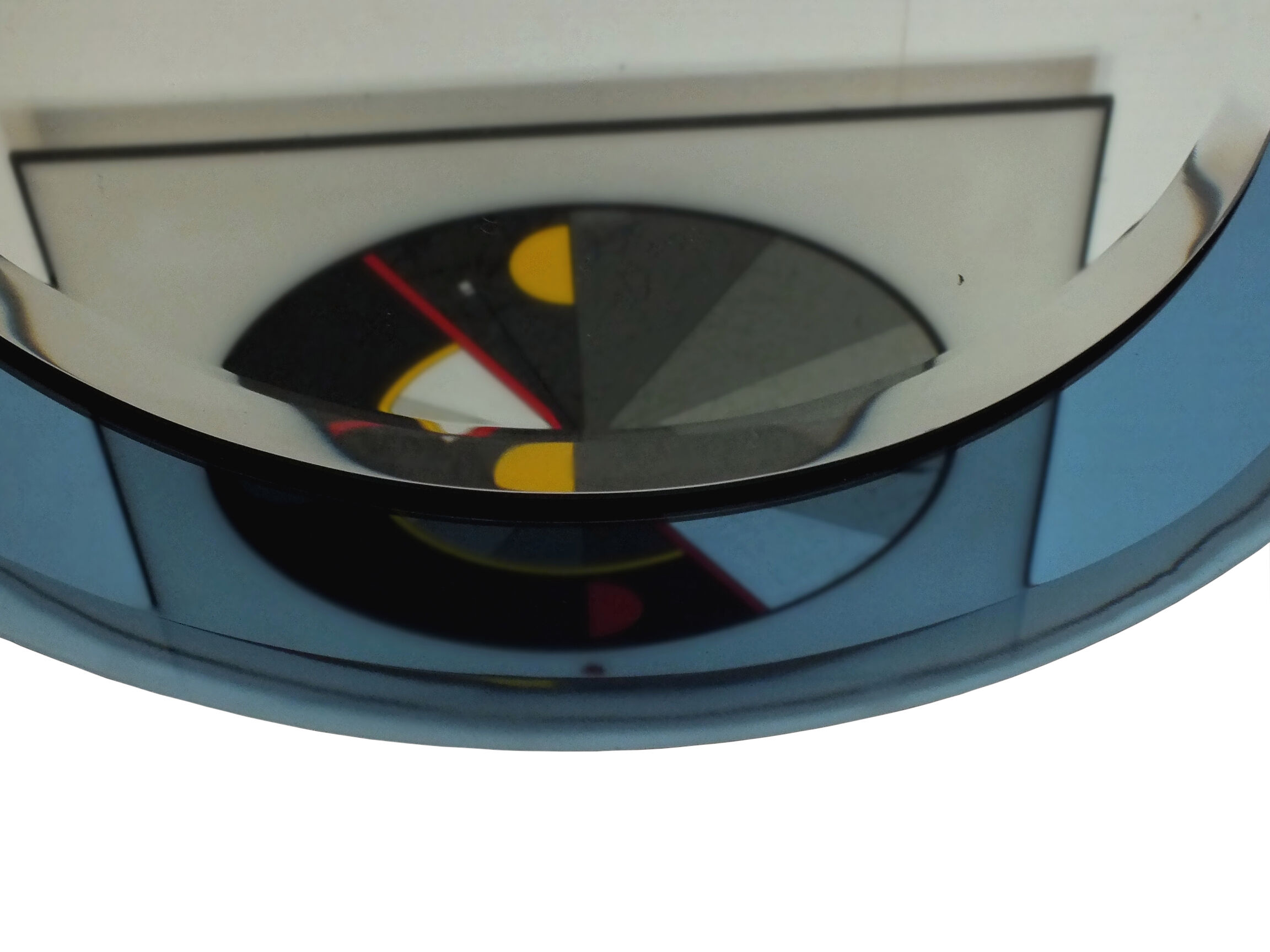 Luigi Fontana design blue cobalt mirror deco years 40 Fontana Arte