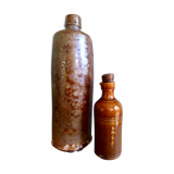 Two earth bottles 19th