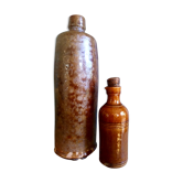 Two earth bottles 19th