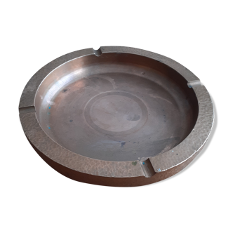 Hammered bronze ashtray