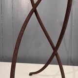 Brutalist tripod candle holder 1960