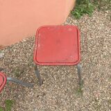 Pair of industrial stools