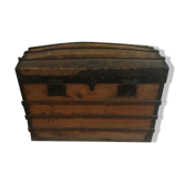 Old domed trunk early twentieth vintage
