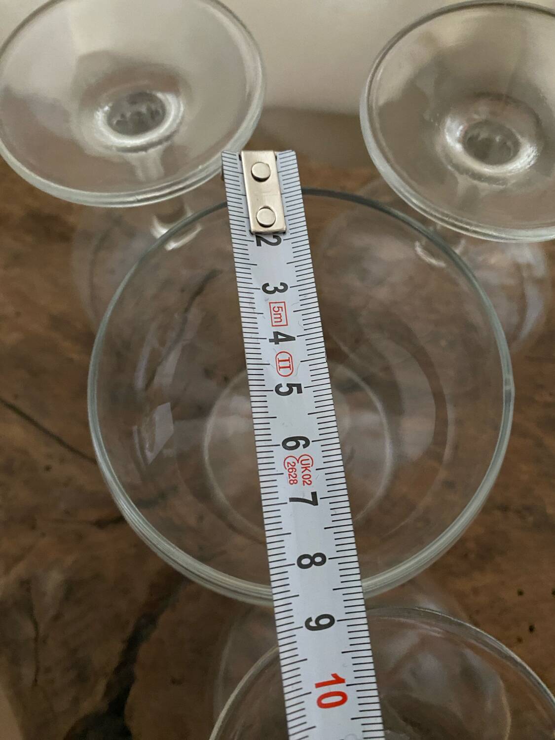 Cocktail champagne glasses