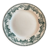 Plat de service en Terre de fer. Établissement Debray modèle Guadeloupe