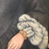 Portrait of a woman oil on canvas 19th