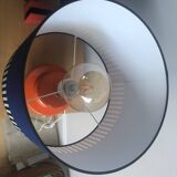 Vintage lamp base and lampshade