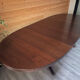 Table ovale extensible Baumann, deux rallonges