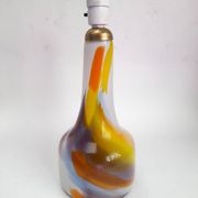 Grand pied de lampe Holmegaard en verre coloré