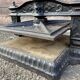 Old printing press in very old cast iron