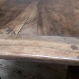 Solid walnut kneading table old XIX°