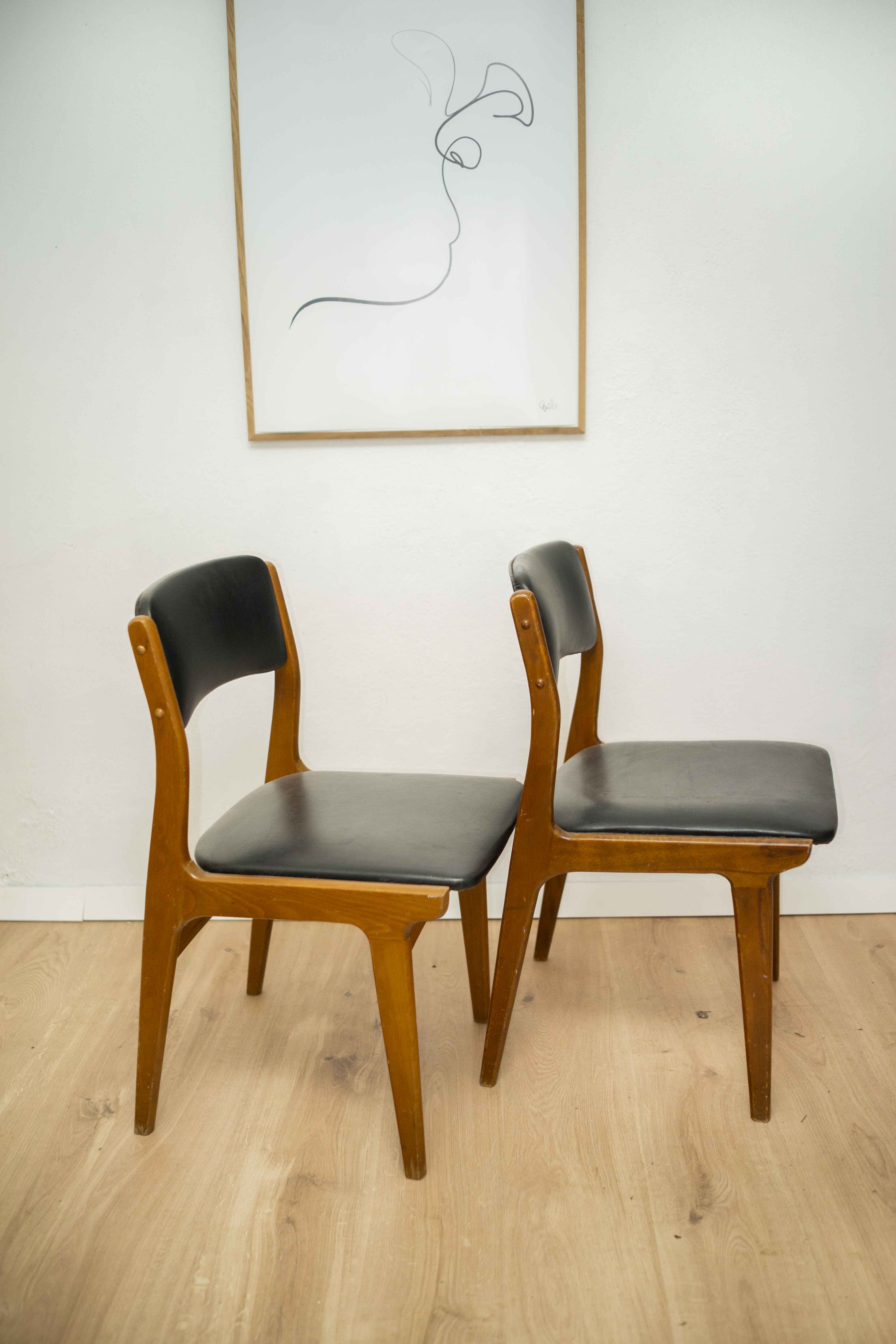 Set of 2 chairs Scandinavian