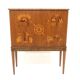 Scandinavian walnut wardrobe, Reiners, Mjölby, Swedish Modern, Sweden, 1