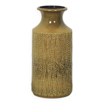 Vintage moss green west germany vase