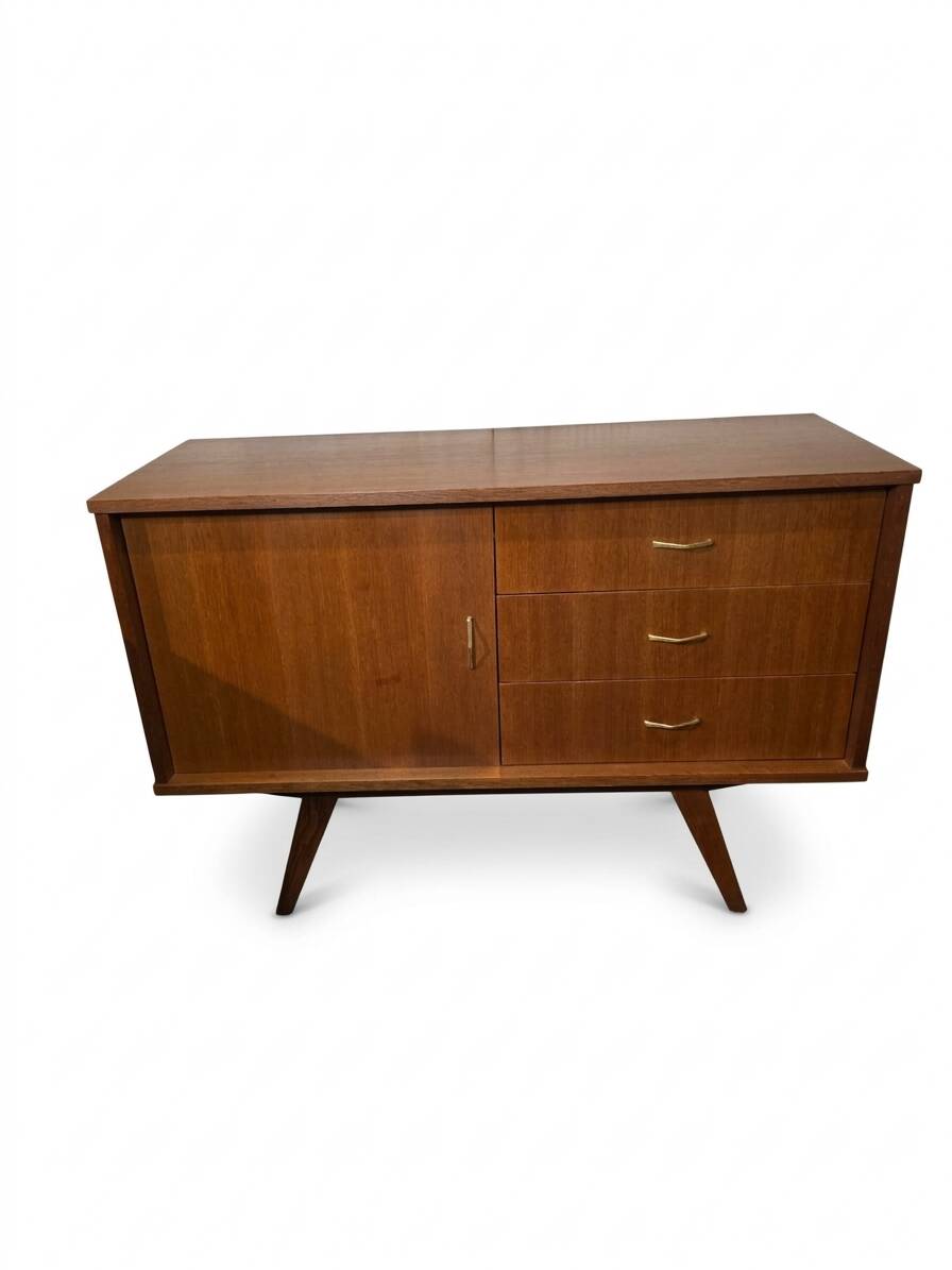 Vintage oak enfilade from the 1960s.