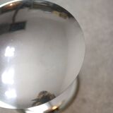 Mid-Century Italian Big Button Table Lamp in Chrome