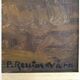 Oil Painting Patrik Reutersvärd / Landscape / Countryside / Horse