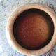 Ceramic ashtray in enamelled stoneware signed guibert in lamoura (39)