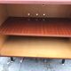 Meuble de rangement petite enfilade en teck vintage de style scandinave  années 60