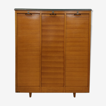 Burwood Triple Curtain Notary Filing Cabinet