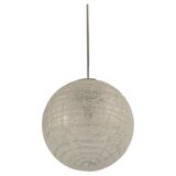 Large Murano ball pendant light by Doria, Germany, 1970s.