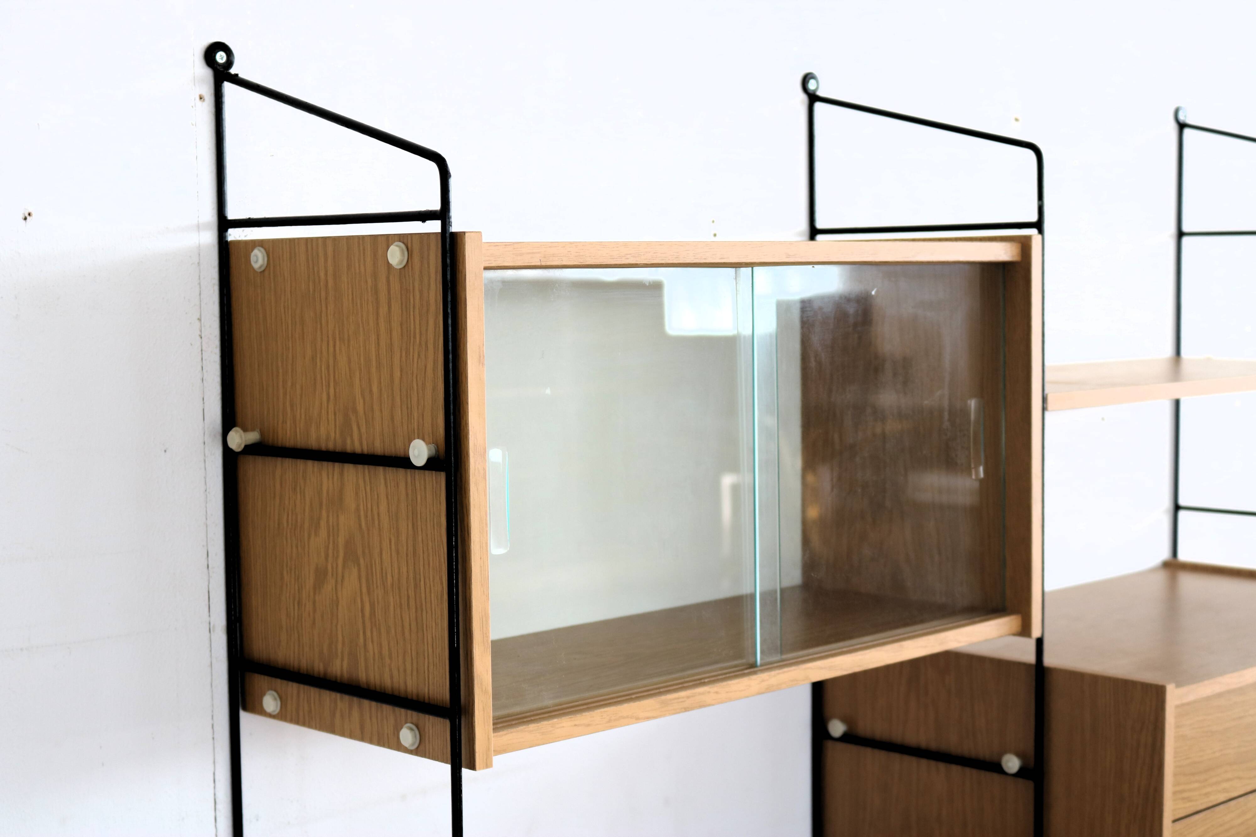 vintage wall rack | wall system | 1960s | Swedish