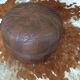 Pouf en cuir patchwork