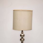 Lampe de table en acier brossé vers 1970