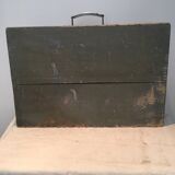 Wooden suitcase