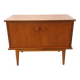 Small vintage Scandinavian teak sideboard from the 1960s.