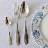 Antique Apollo silver-plated cutlery set 84g – Art Deco 37 pieces