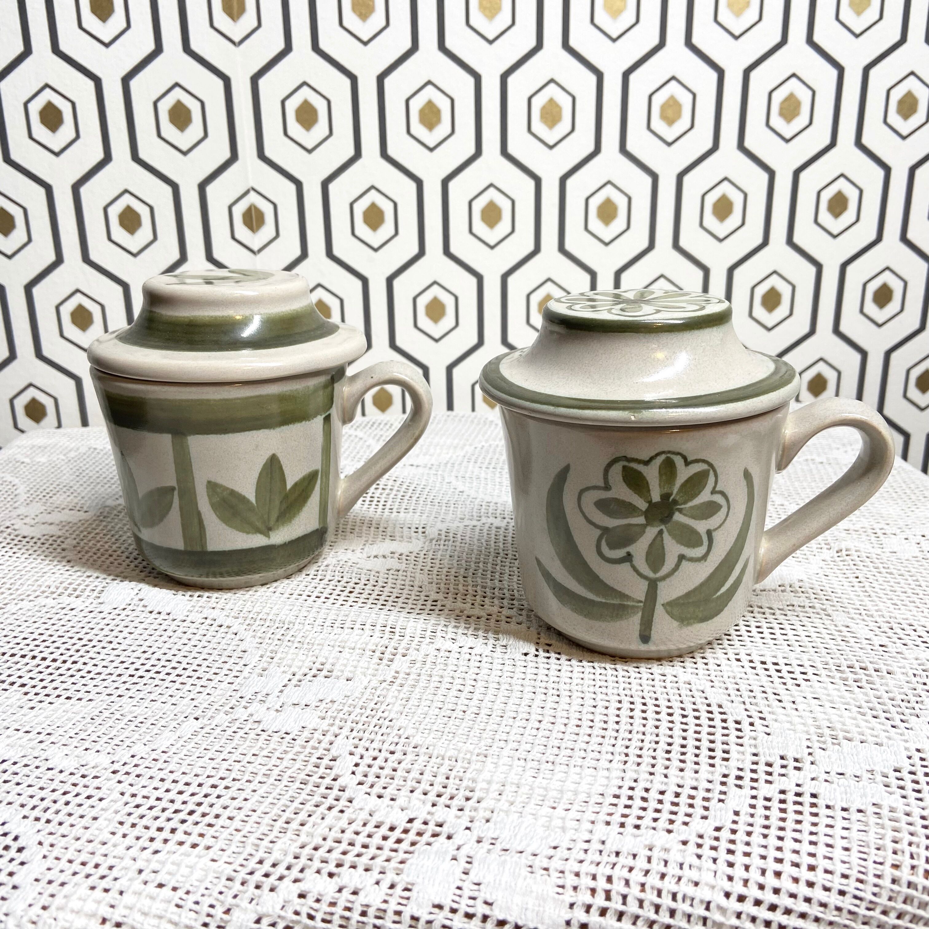 Set of 2 ceramic infusion cups