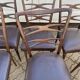 6 chaises meclchiorre bega pour ponti circa 60s