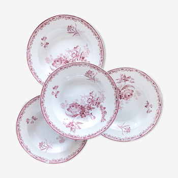 Set de 4 assiettes creuses Fontanges