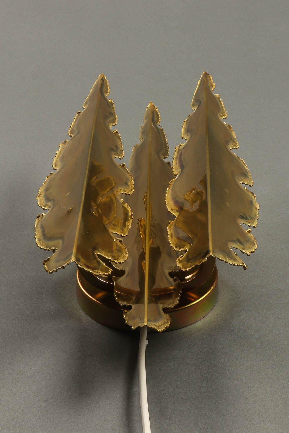 Scandinavian wall lamp by Svend Aage Holm, 1960 in brass