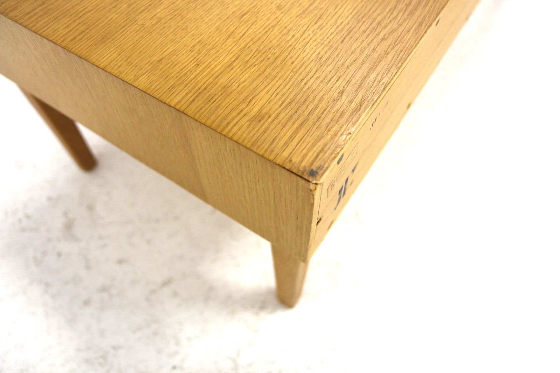 Scandinavian oak low console, Sweden, 1960