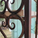 Wrought iron baker's grid.