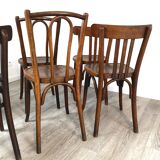 Set of 6 chairs bistro mismatched