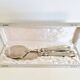 Dessert or ice cream cutlery set, in silver-plated metal.