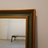 Large green and gold mirror 58x78cm